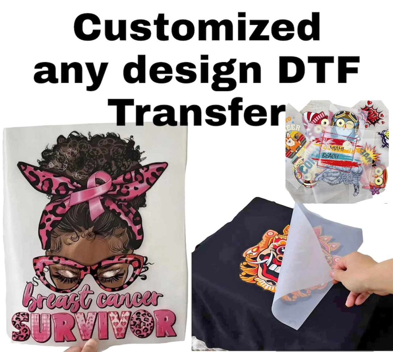 Customized DTF Transfer Sheet