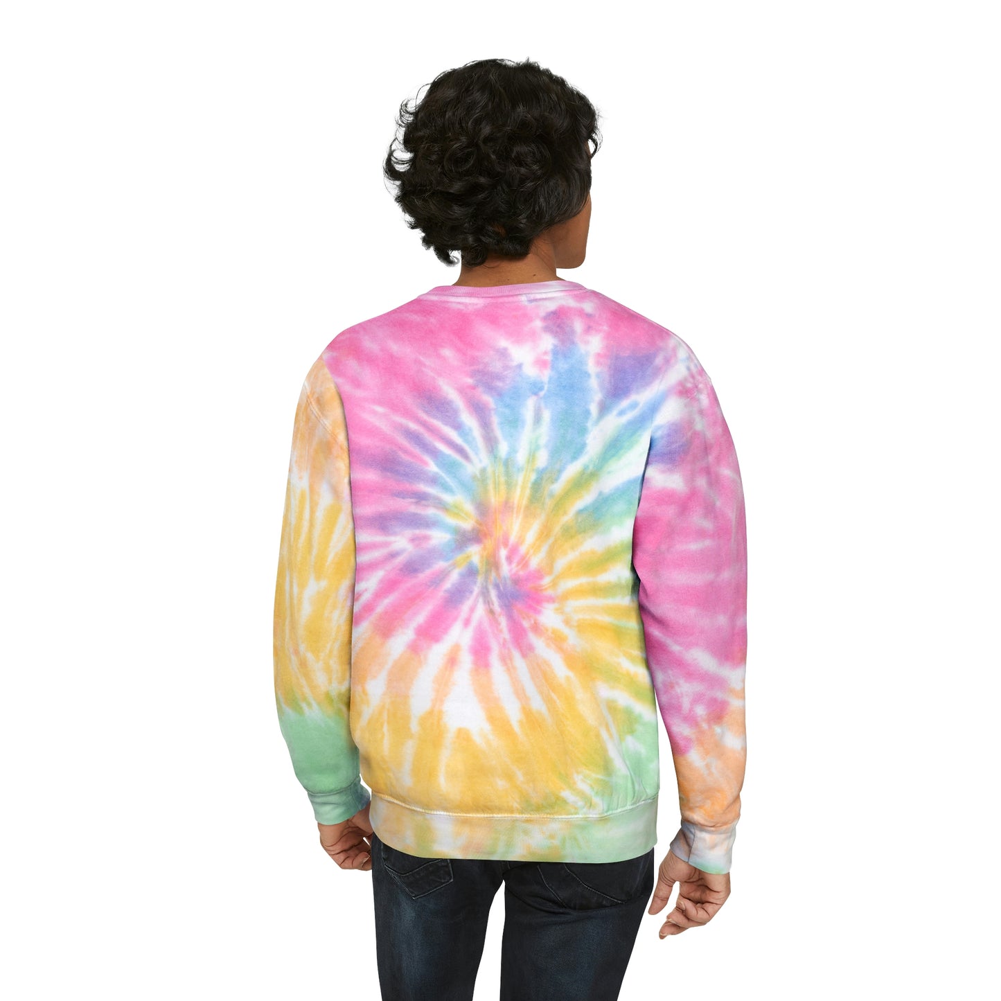 Customize Text or Design Unisex Tie-Dye Sweatshirt