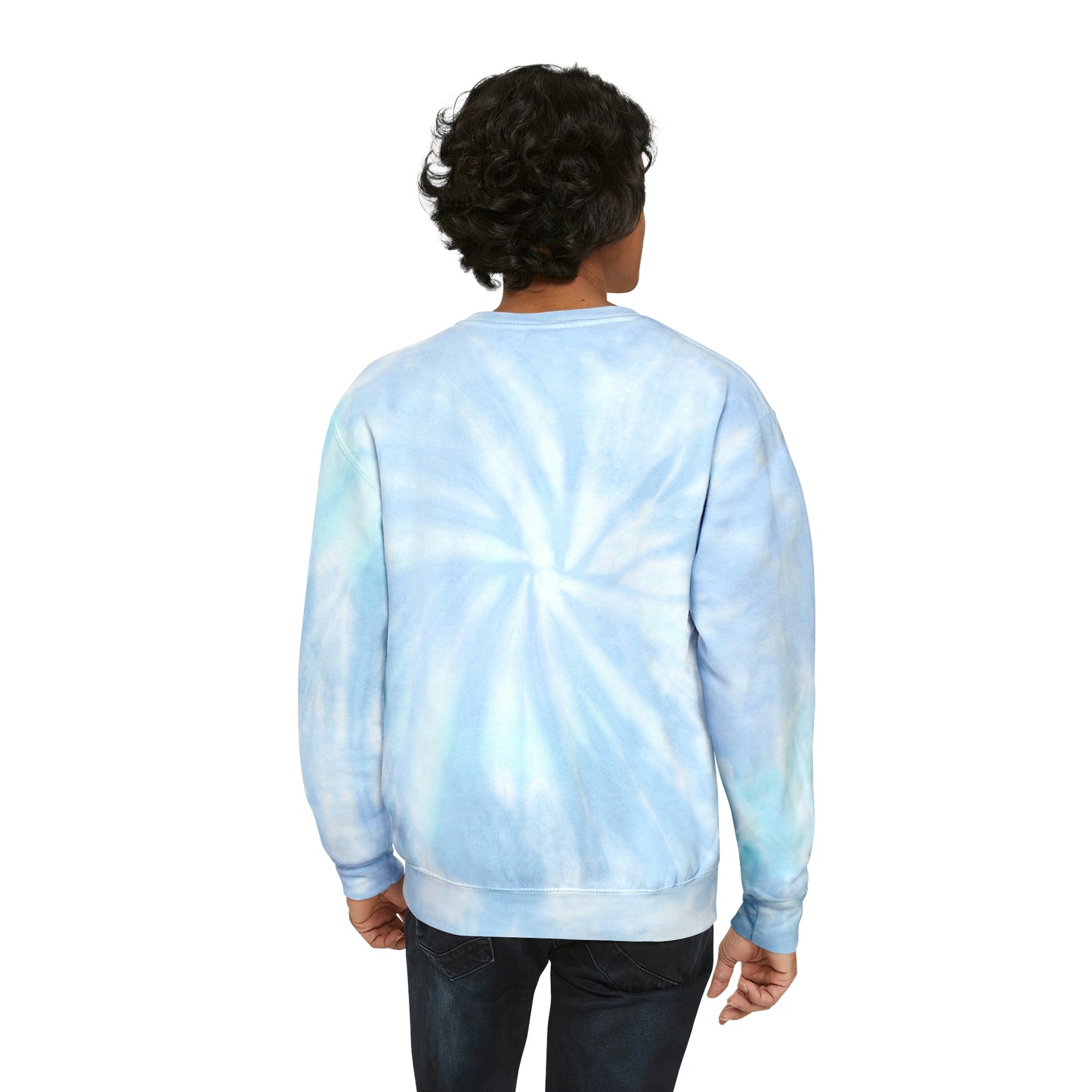 Customize Text or Design Unisex Tie-Dye Sweatshirt