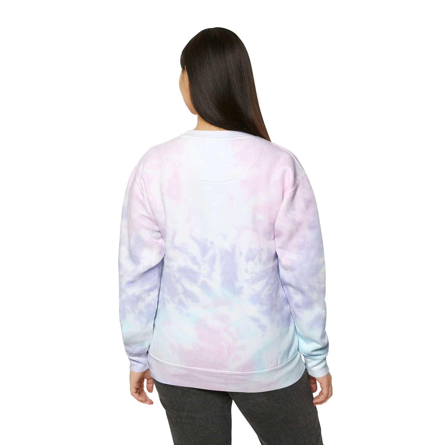 Customize Text or Design Unisex Tie-Dye Sweatshirt