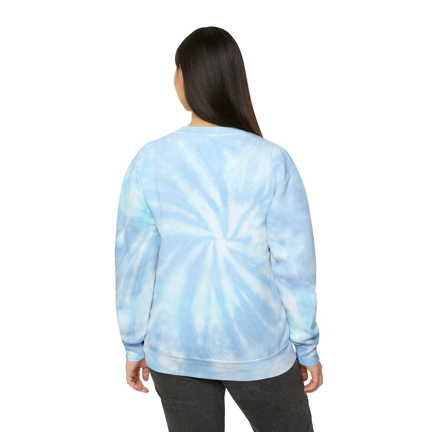 Customize Text or Design Unisex Tie-Dye Sweatshirt