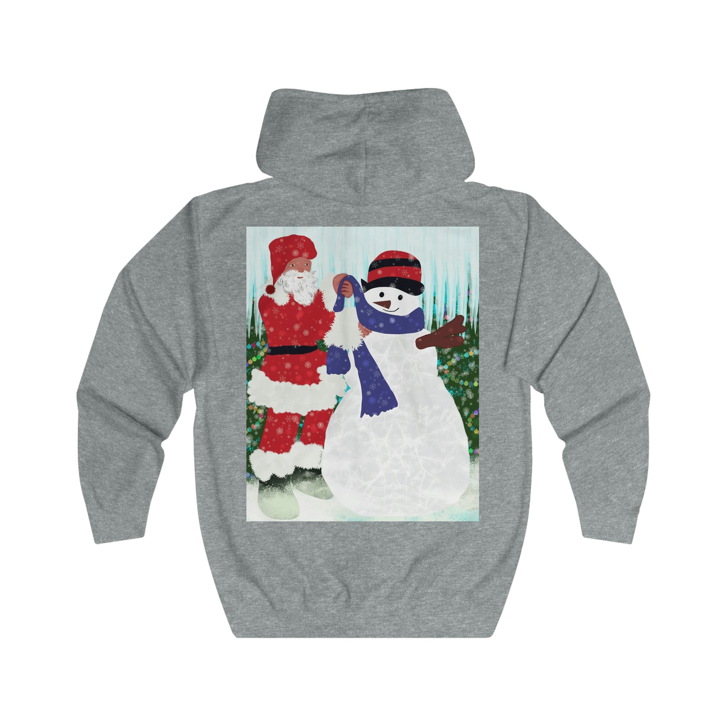 Christmas snowman Unisex Full Zip Hoodie