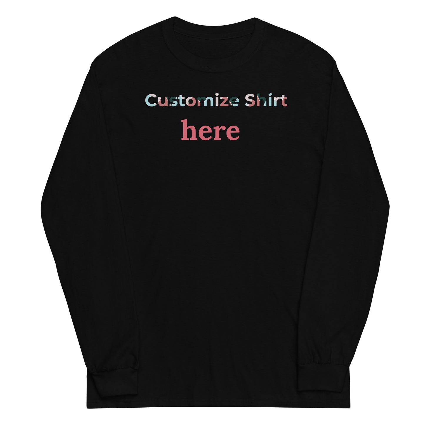 customize design unisex  Long Sleeve Shirt