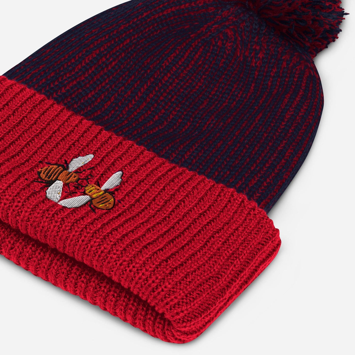 Love Bees Valentines Day Pom-Pom Beanie Hats - Mina's Planet