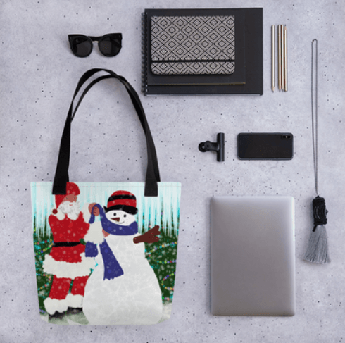 Tote bag Christmas snowman - Mina's Planet