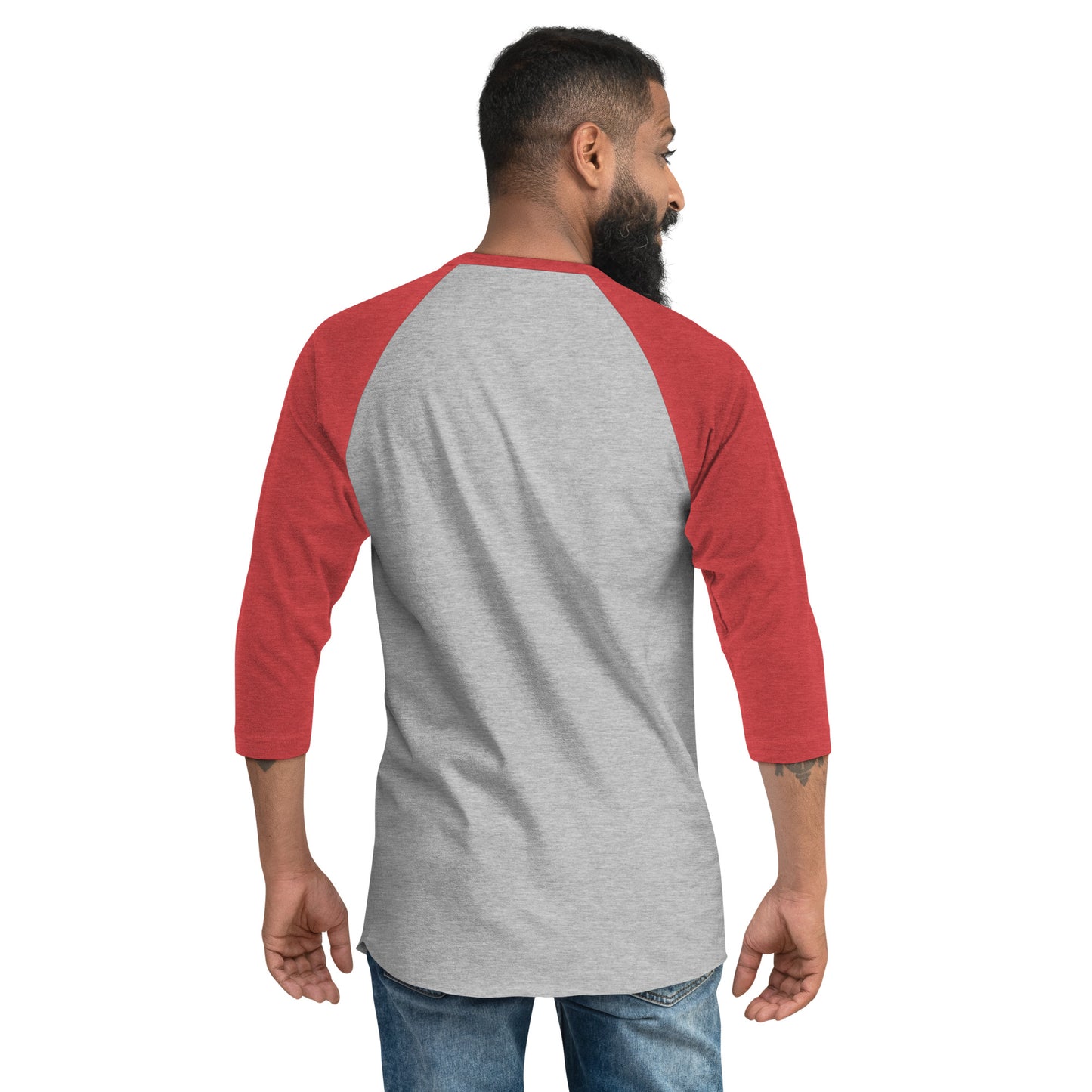 Customize Design Unisex 3/4 sleeve raglan shirt