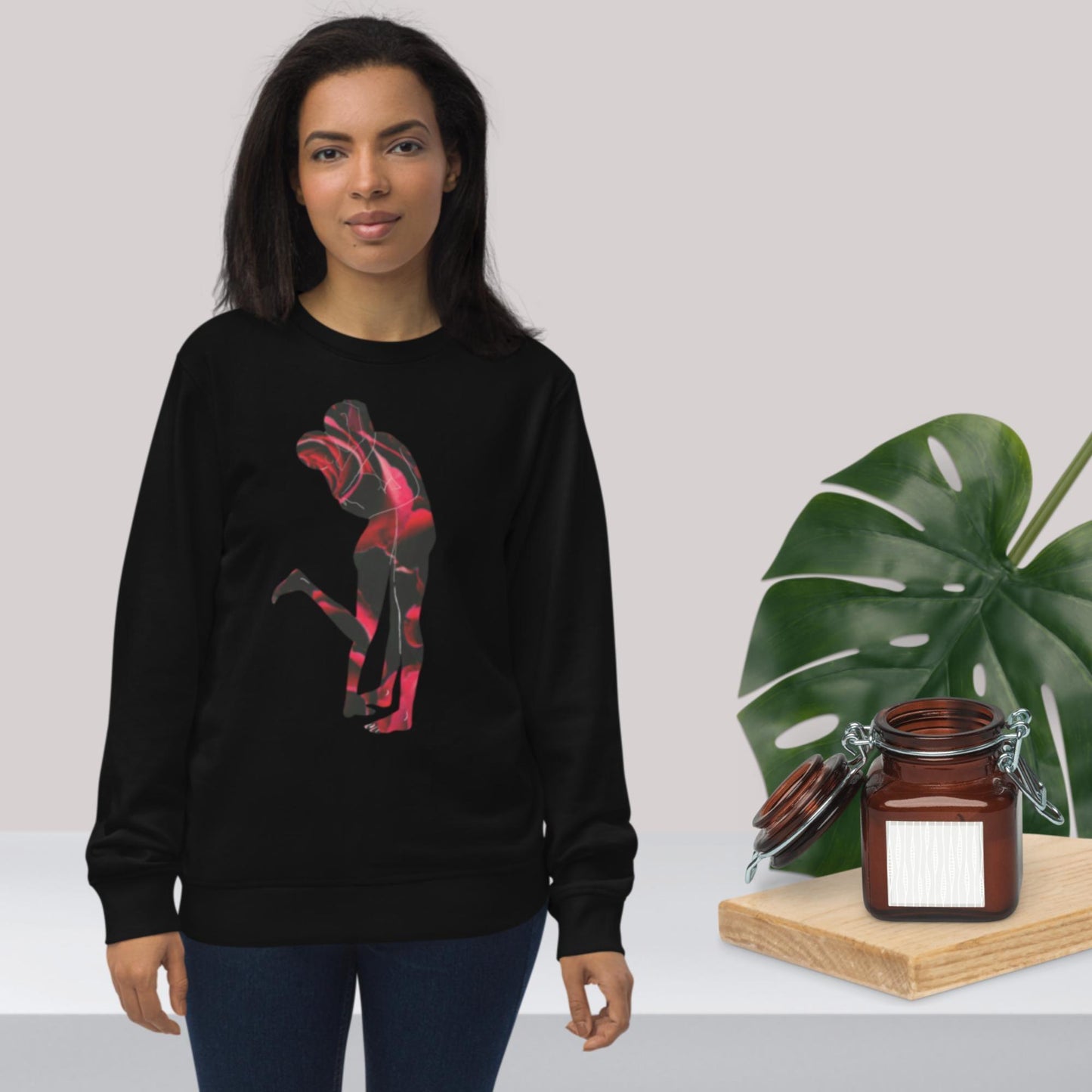 Valentines day special love Unisex organic sweatshirt - Mina's Planet