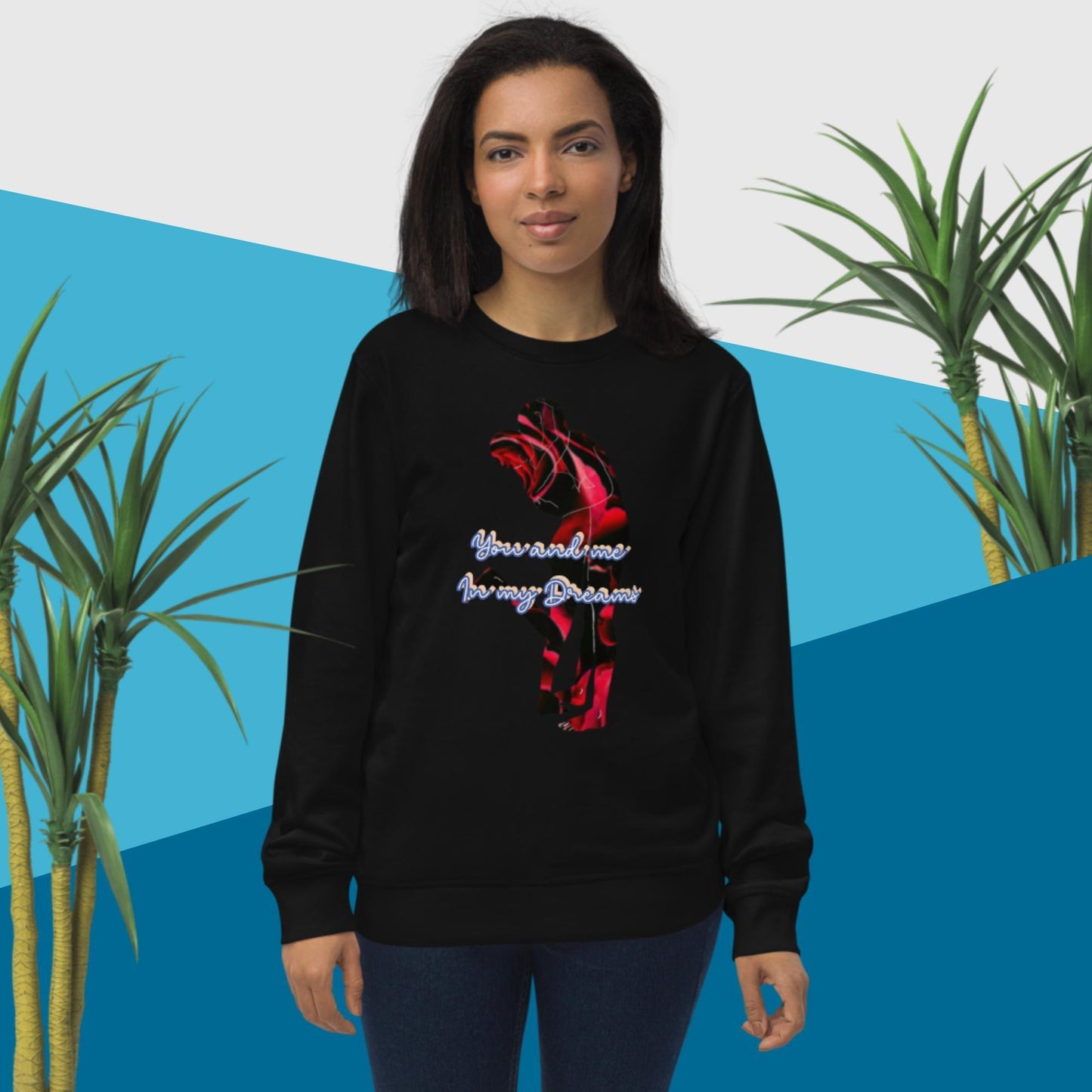 Valentines Day You and me Unisex organic sweatshirt - Mina's Planet