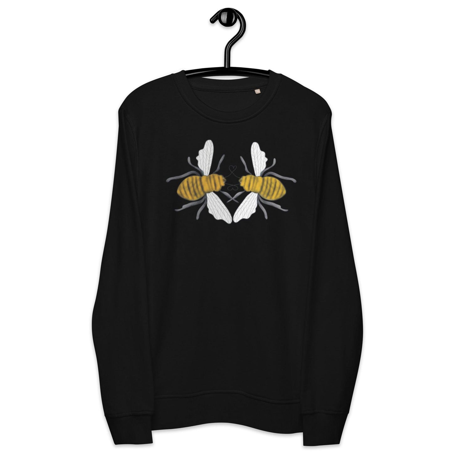 Bees Love valentines day Unisex organic sweatshirt - Mina's Planet