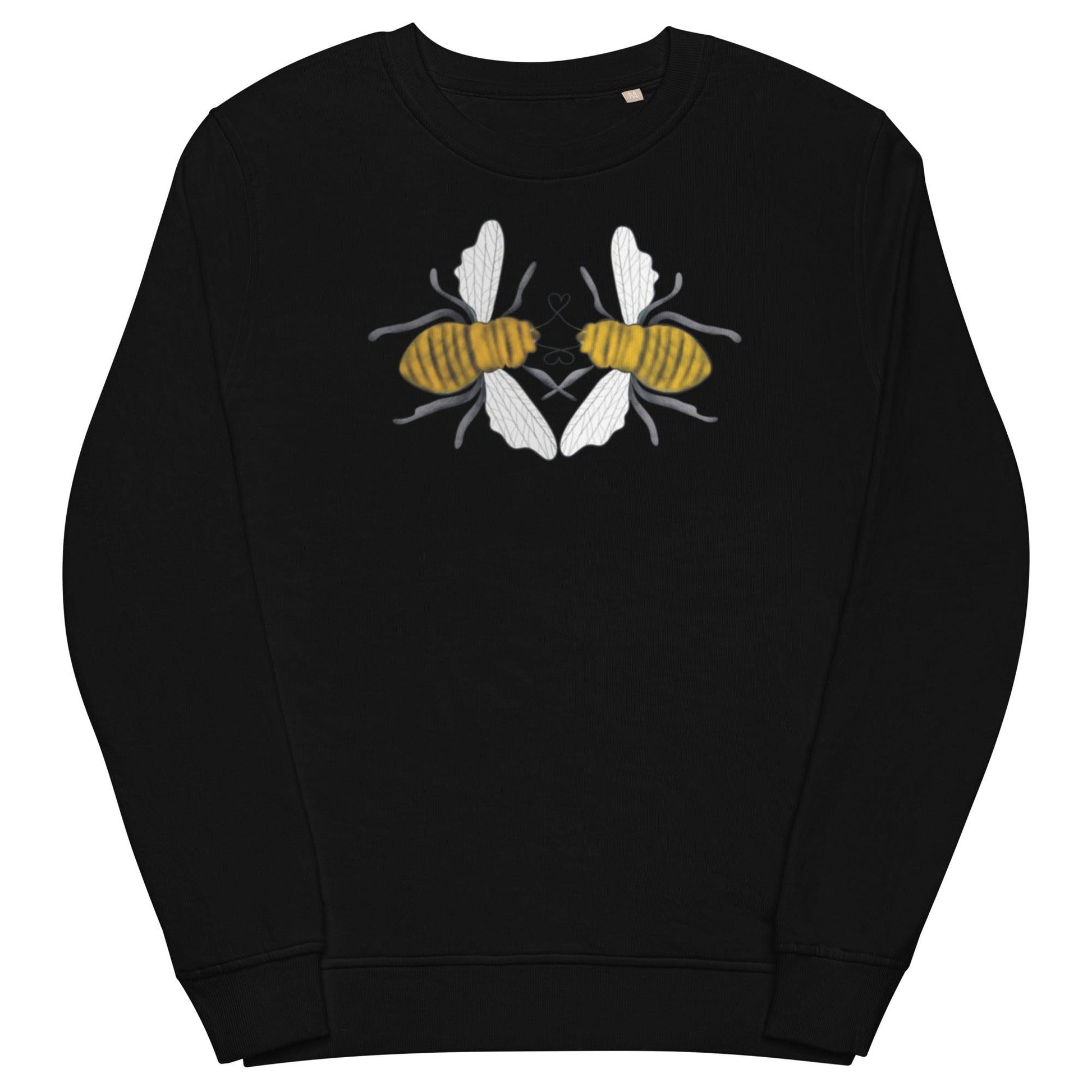 Bees Love valentines day Unisex organic sweatshirt - Mina's Planet