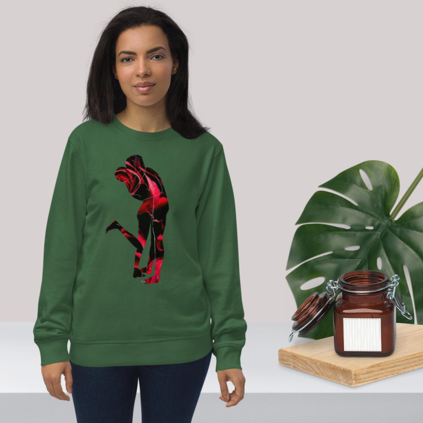 Valentines day special love Unisex organic sweatshirt - Mina's Planet