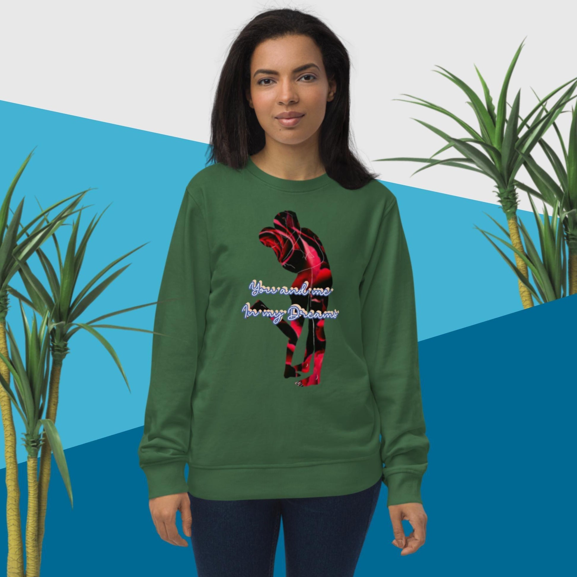 Valentines Day You and me Unisex organic sweatshirt - Mina's Planet