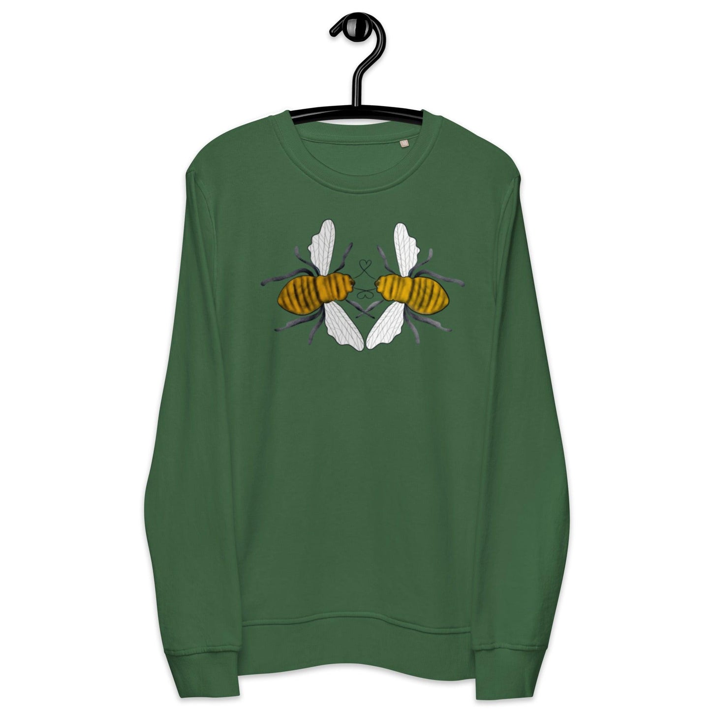 Bees Love valentines day Unisex organic sweatshirt - Mina's Planet