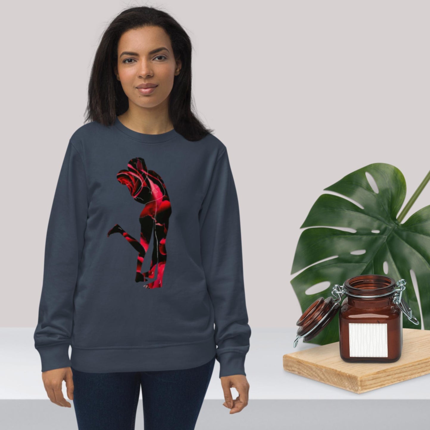 Valentines day special love Unisex organic sweatshirt - Mina's Planet