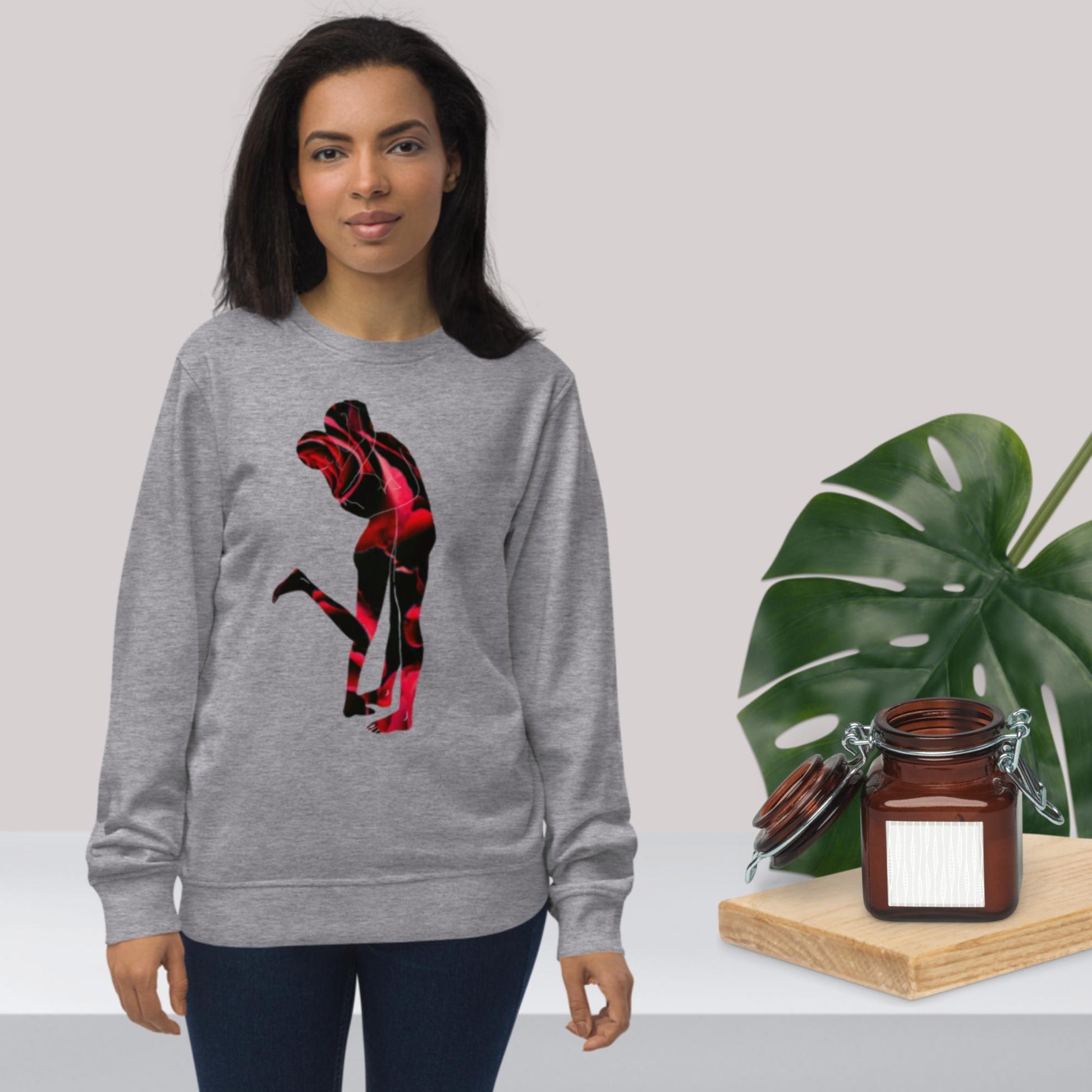 Valentines day special love Unisex organic sweatshirt - Mina's Planet