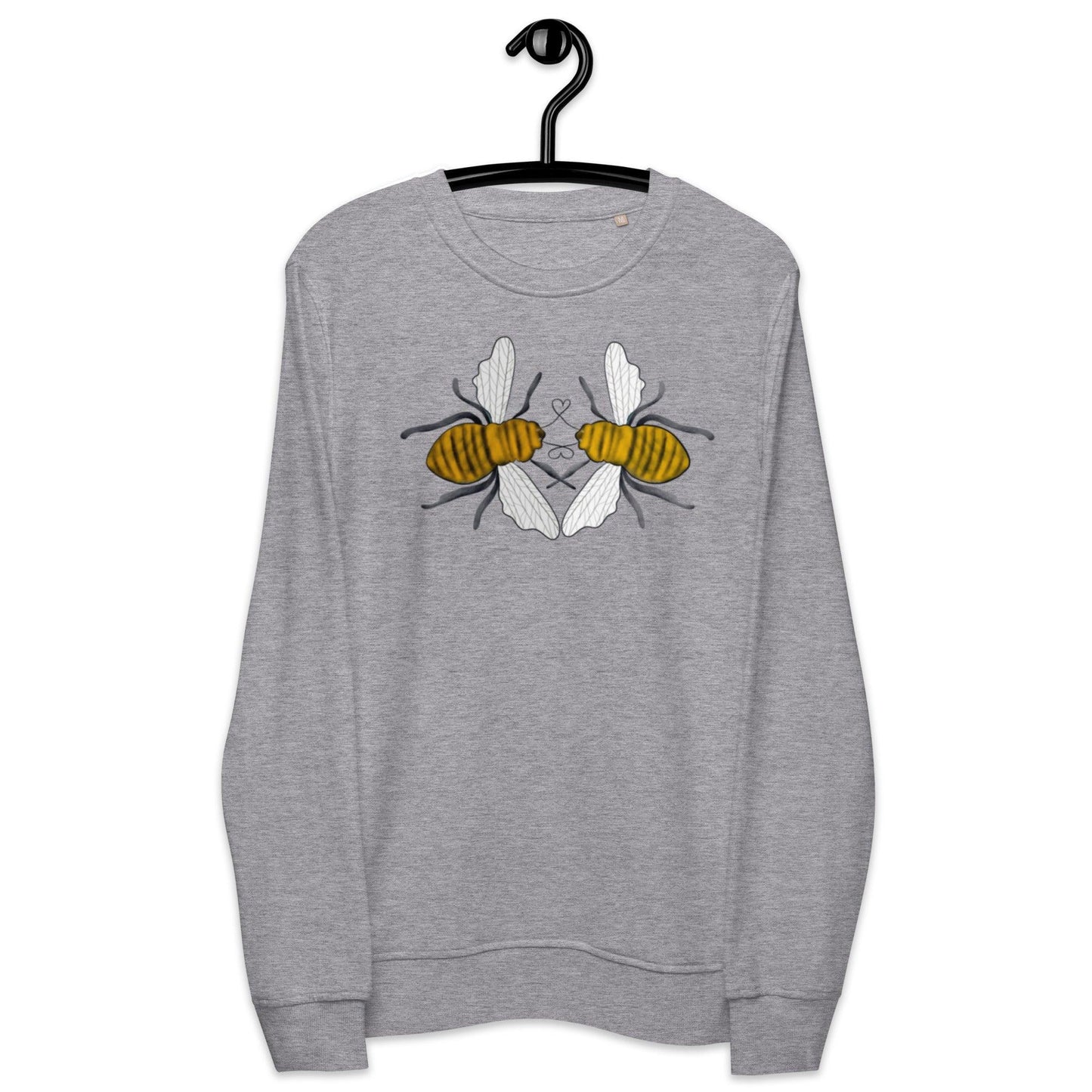 Bees Love valentines day Unisex organic sweatshirt - Mina's Planet