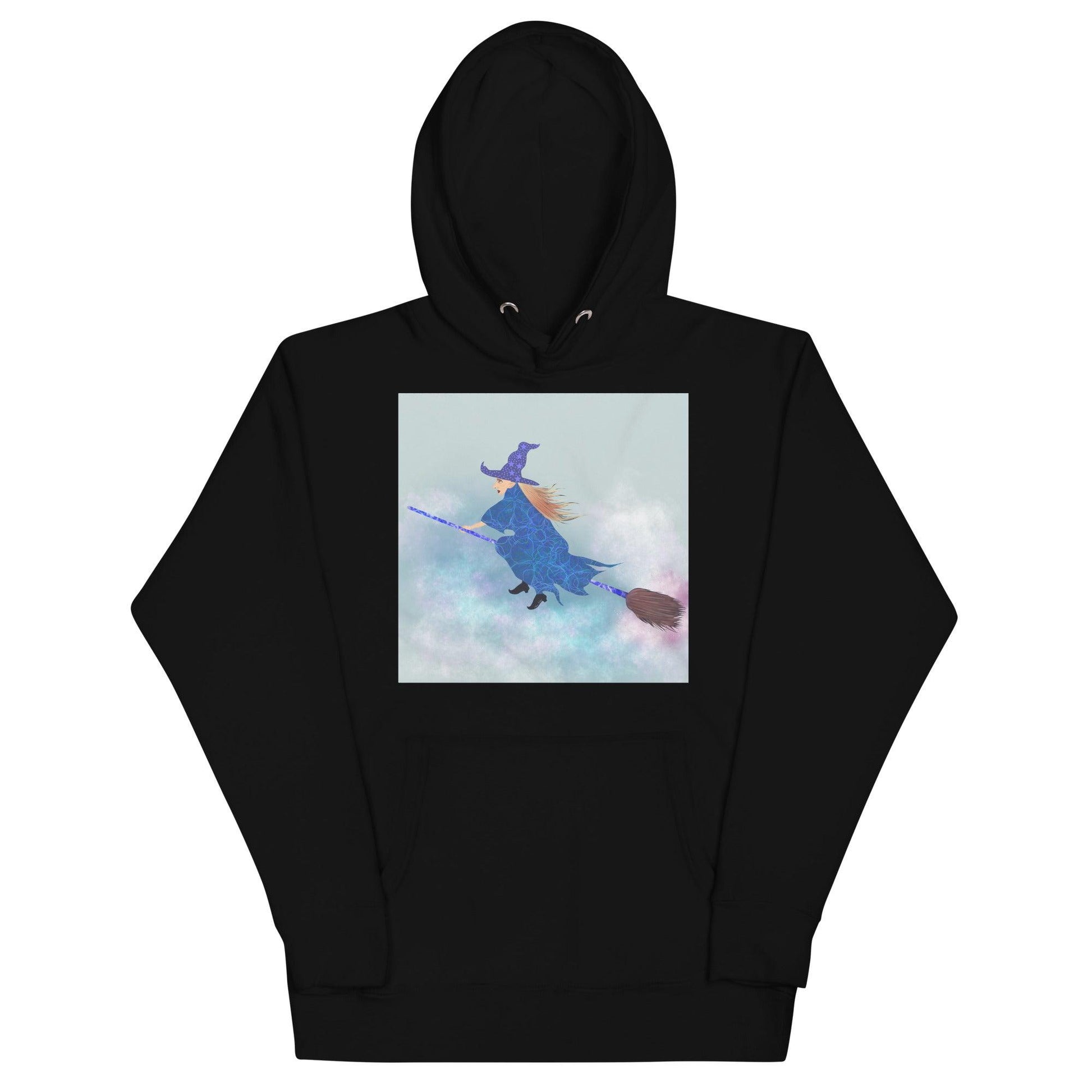 Unisex Hoodie Witch in clouds - Mina's Planet