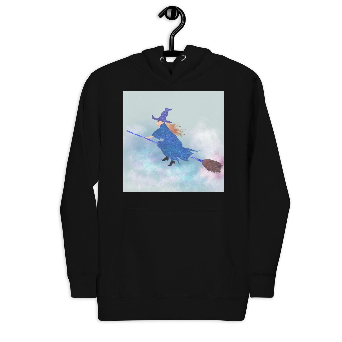 Unisex Hoodie Witch in clouds - Mina's Planet