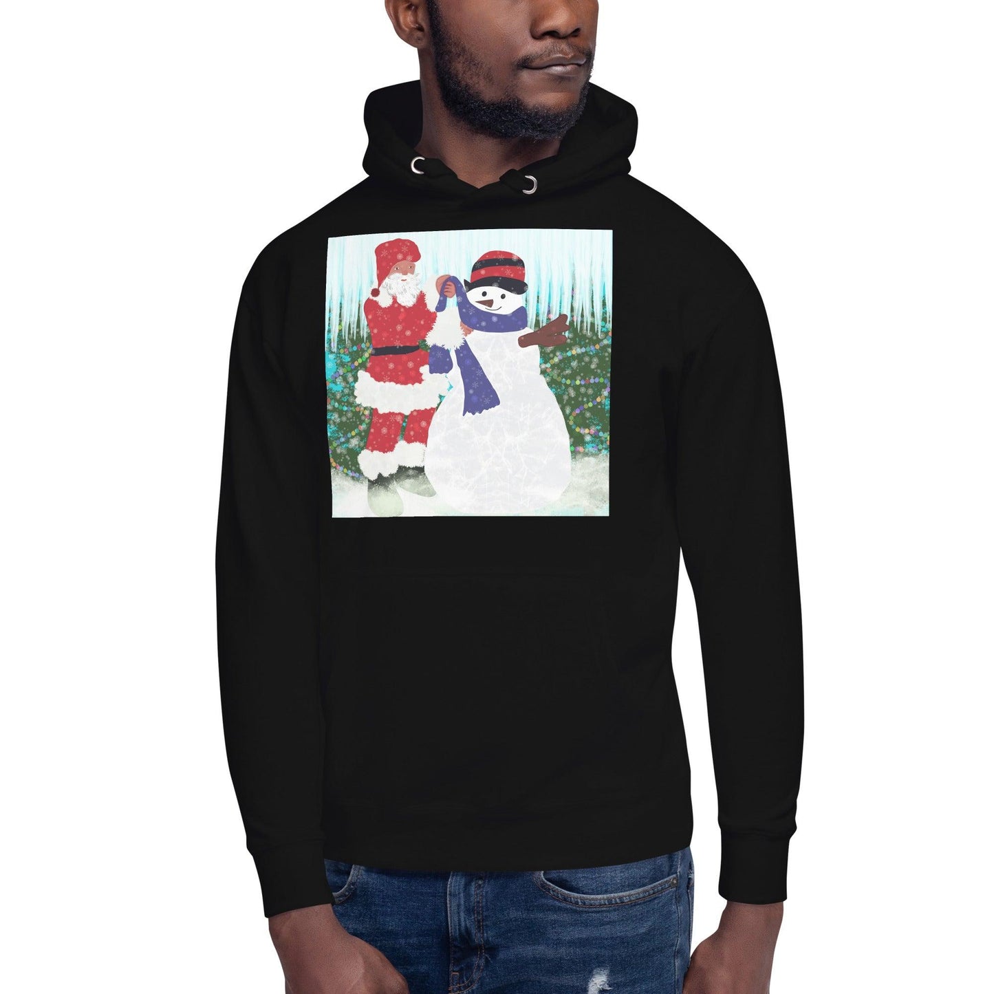 Christmas Snowman Man women Hoodie - Mina's Planet