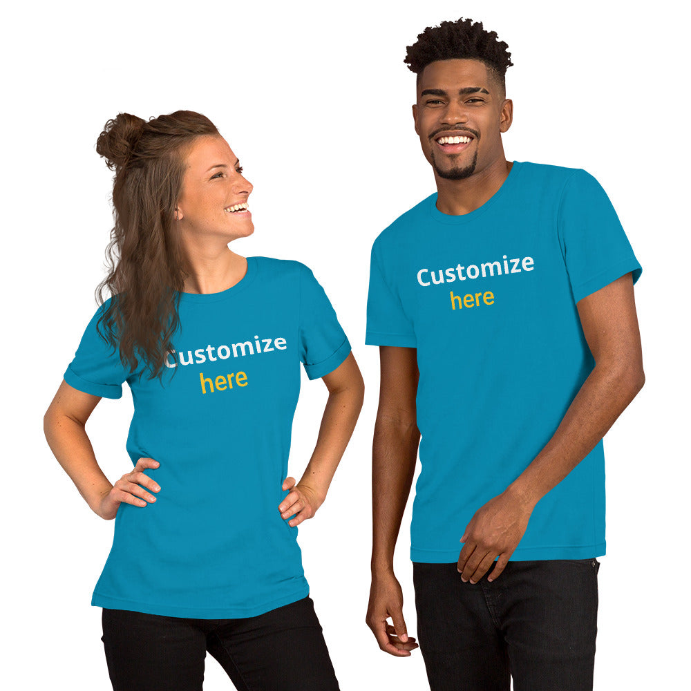 Customize T-shirts Unisex t-shirt