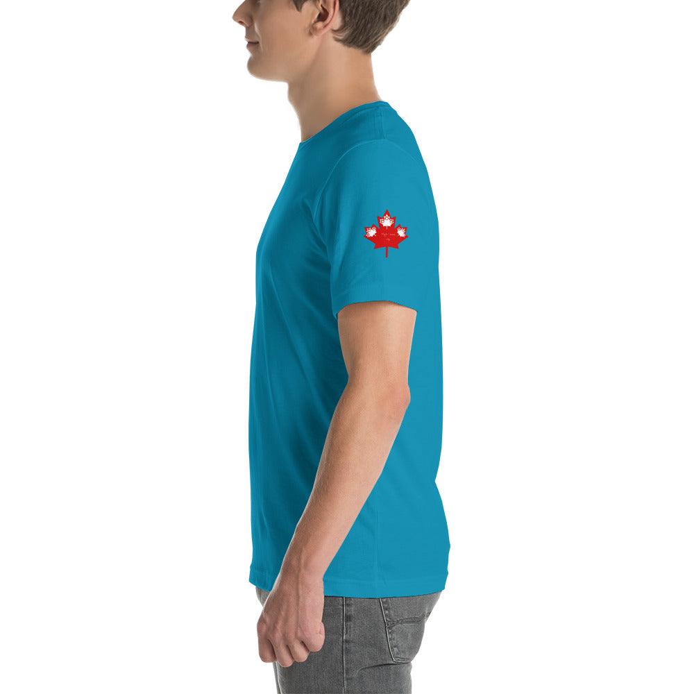 Unisex t-shirt Canada Day Left Arm - Mina's Planet