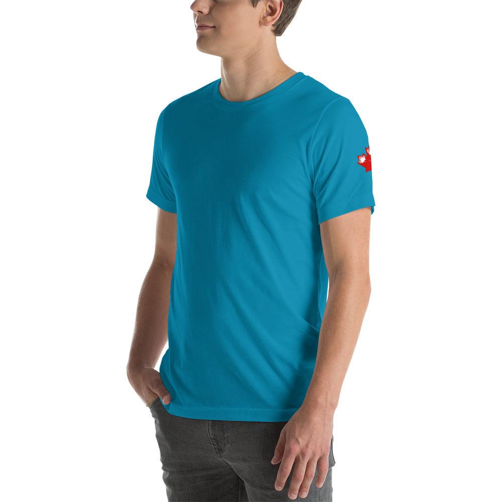 Unisex t-shirt Canada Day Left Arm - Mina's Planet