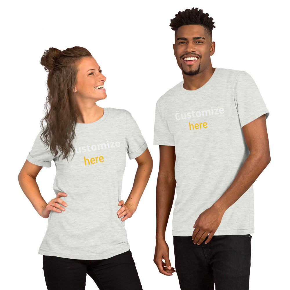 Customize T-shirts Unisex t-shirt