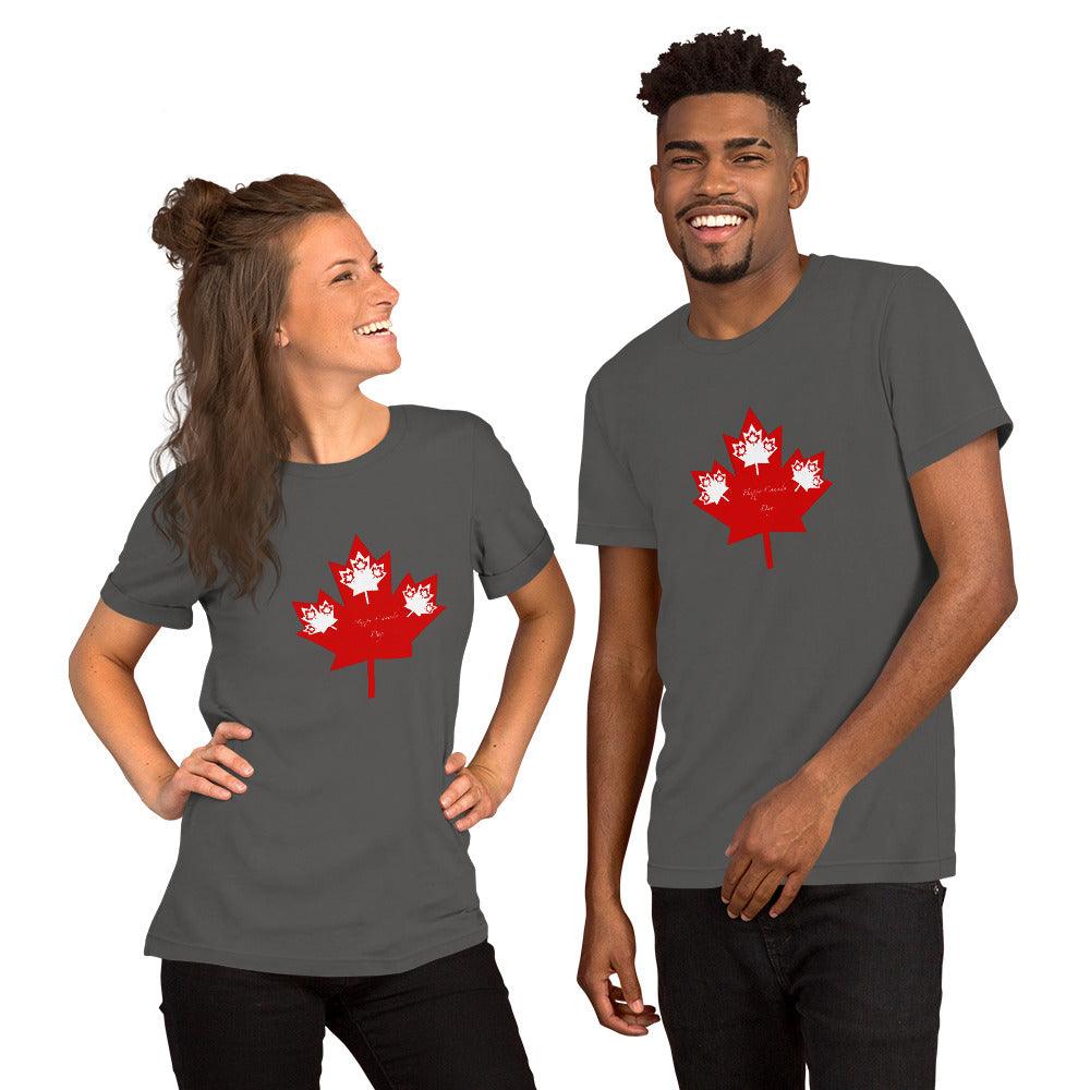 Unisex t-shirt For Canada Day Front Side - Mina's Planet