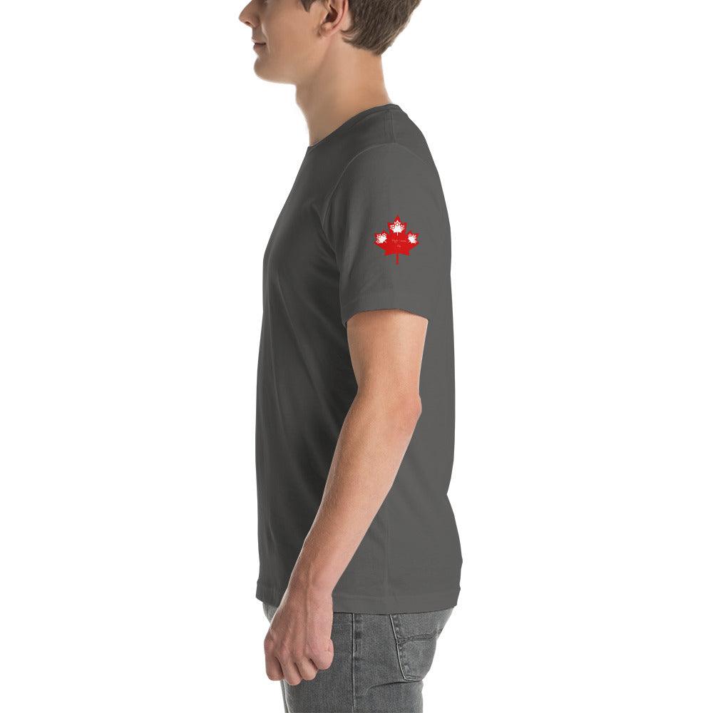 Unisex t-shirt Canada Day Left Arm - Mina's Planet