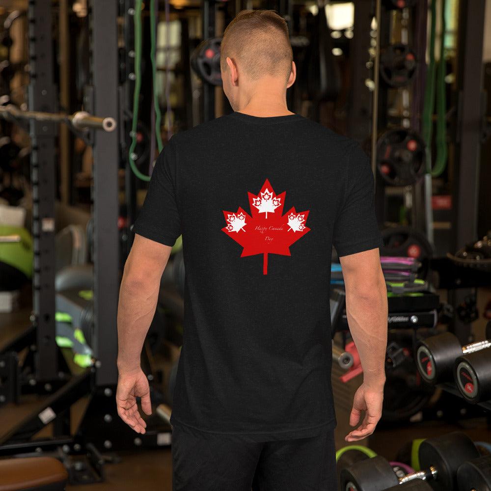 Unisex t-shirt Canada Day Back Side - Mina's Planet