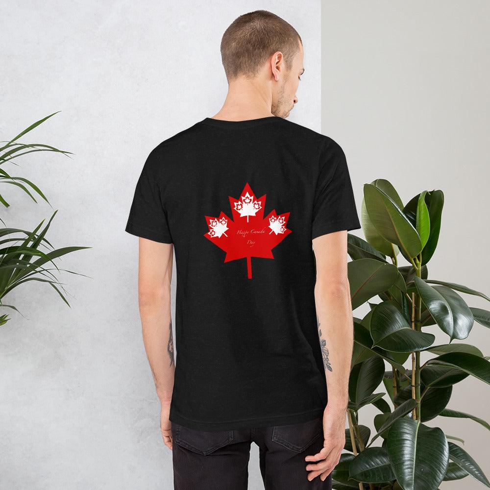 Unisex t-shirt Canada Day Back Side - Mina's Planet