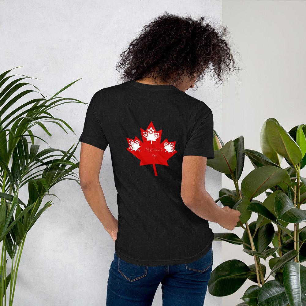 Unisex t-shirt Canada Day Back Side - Mina's Planet