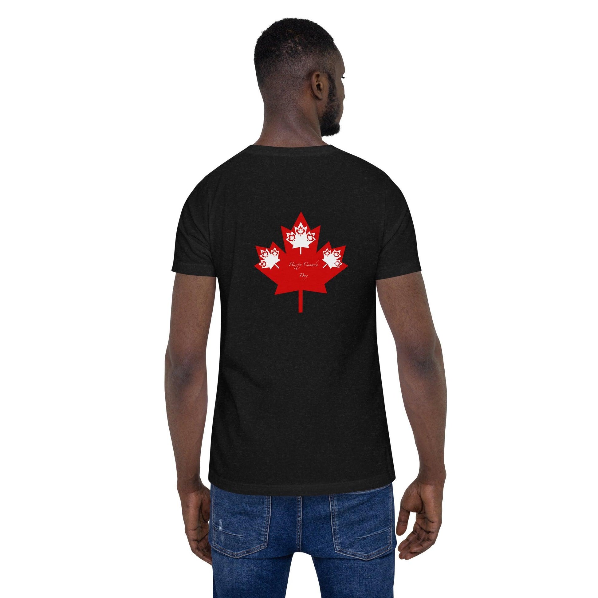 Unisex t-shirt Canada Day Back Side - Mina's Planet