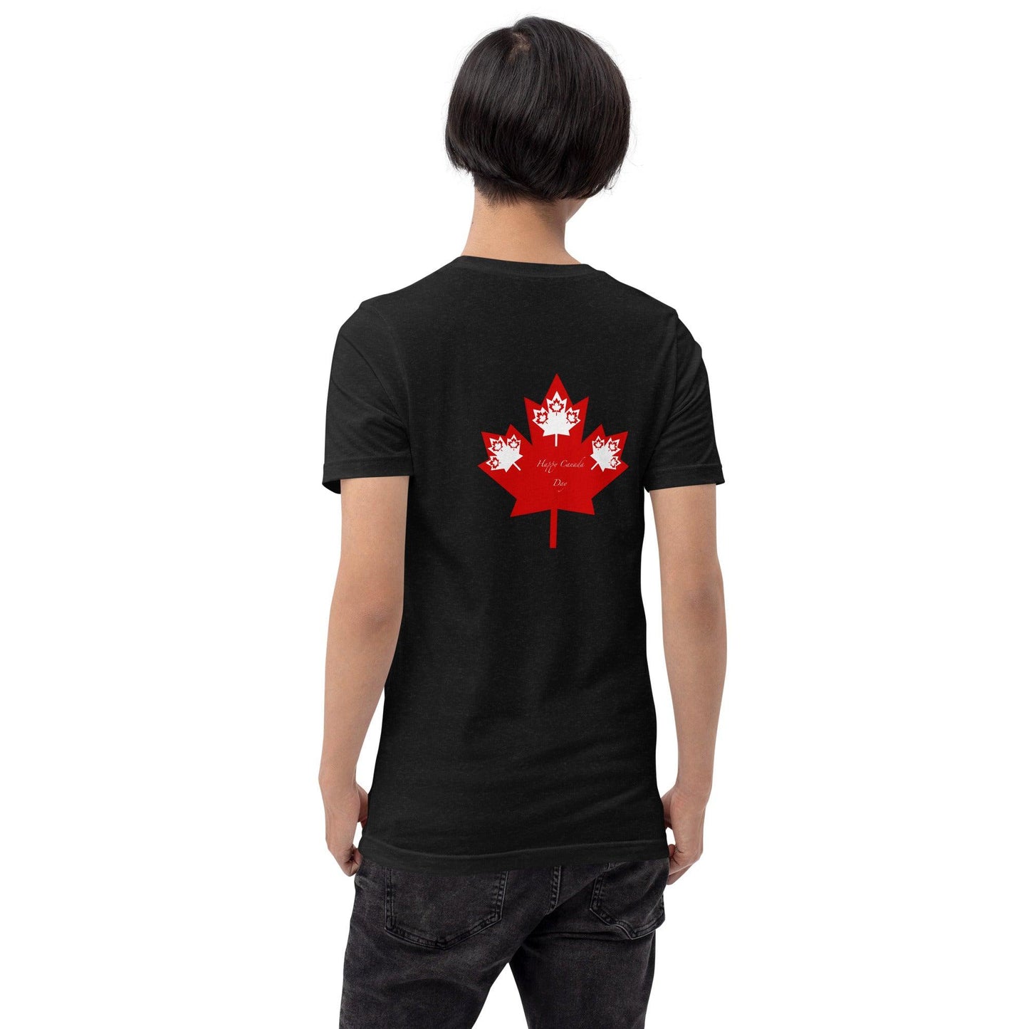 Unisex t-shirt Canada Day Back Side - Mina's Planet