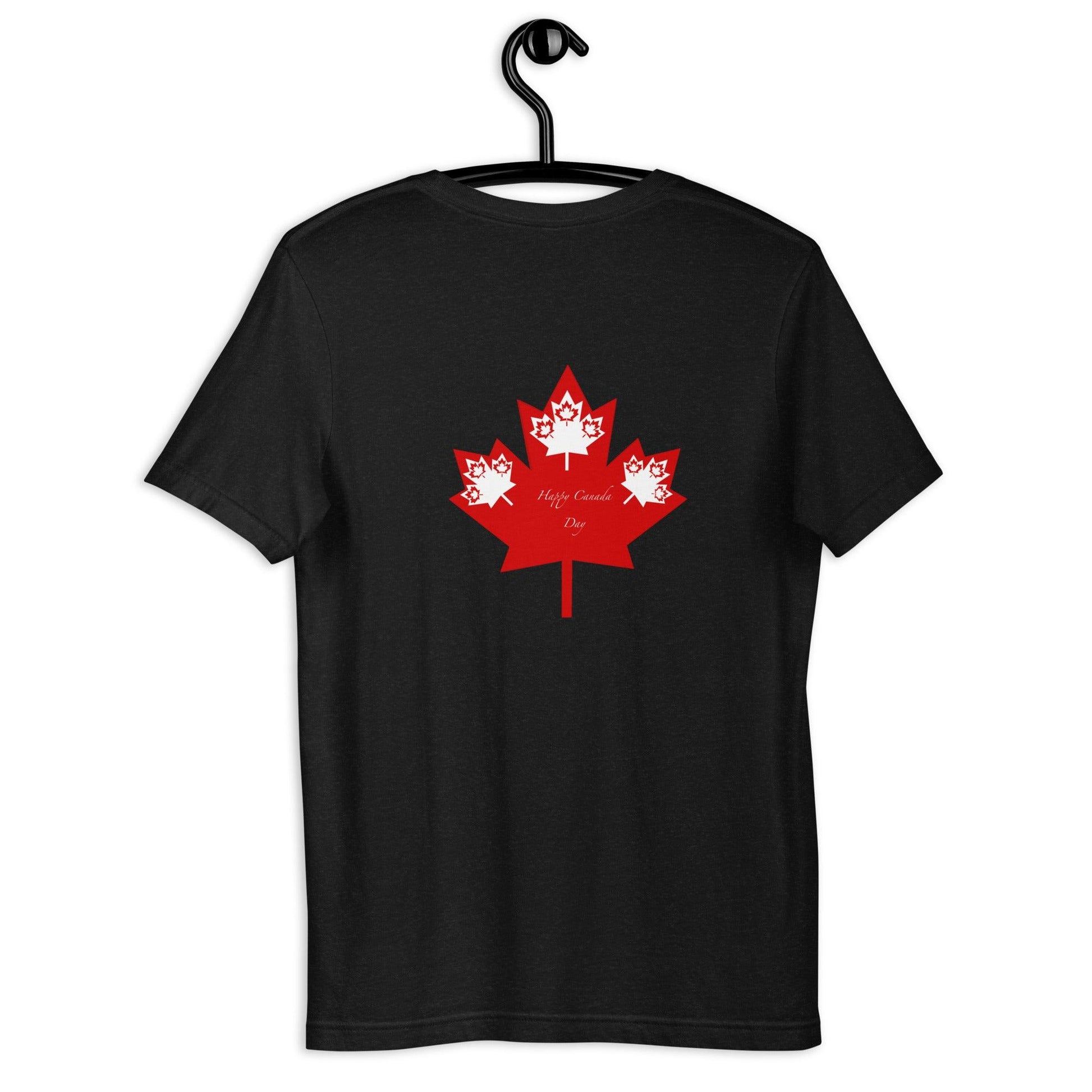 Unisex t-shirt Canada Day Back Side - Mina's Planet