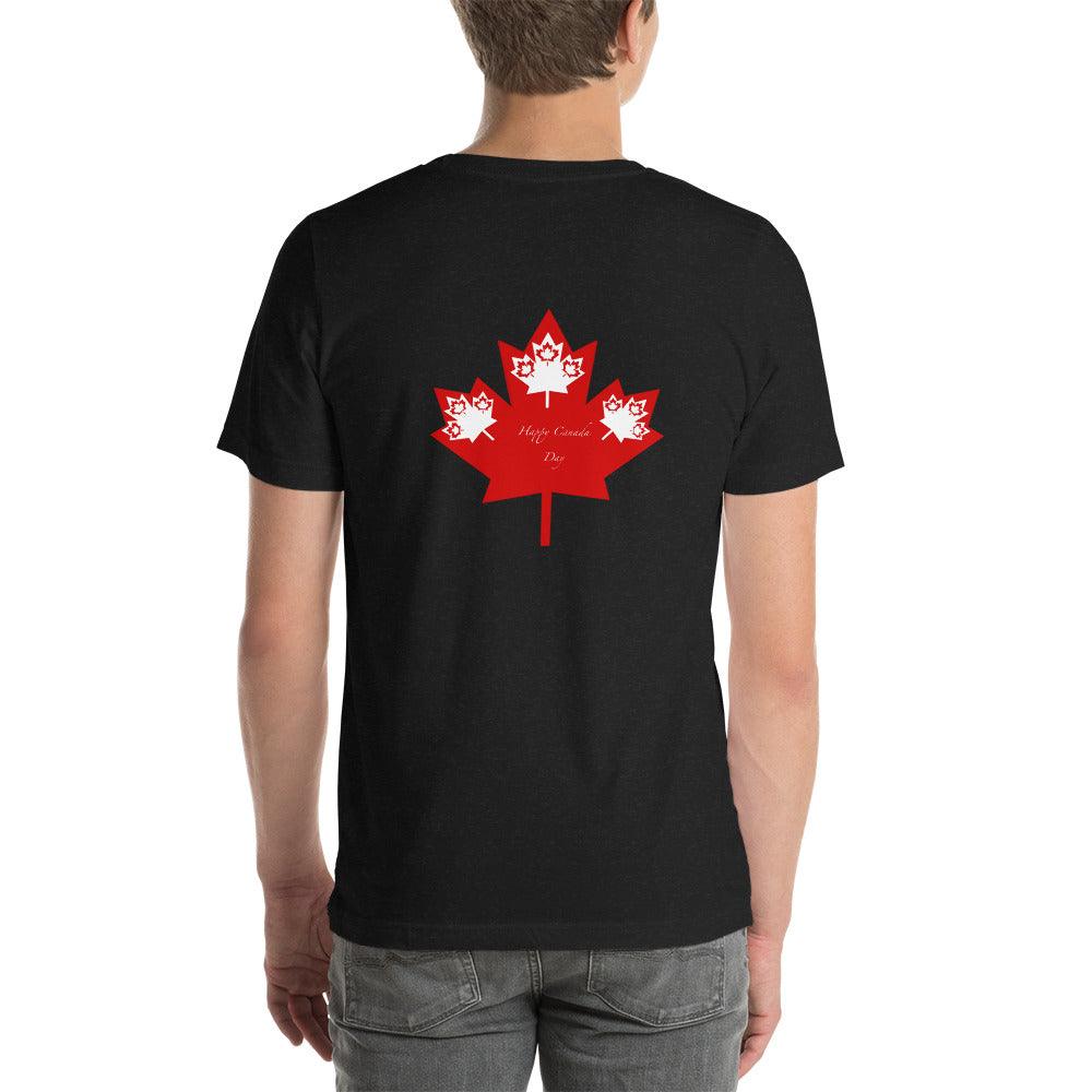 Unisex t-shirt Canada Day Back Side - Mina's Planet