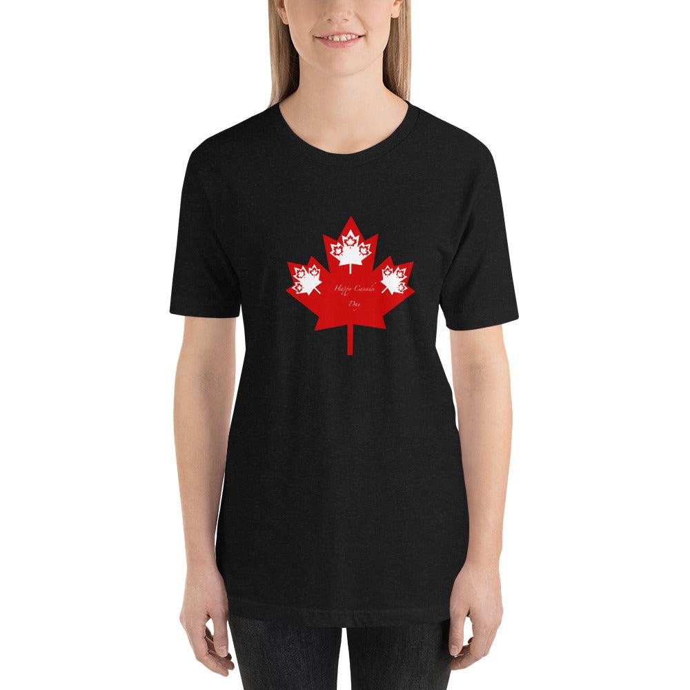 Unisex t-shirt For Canada Day Front Side - Mina's Planet