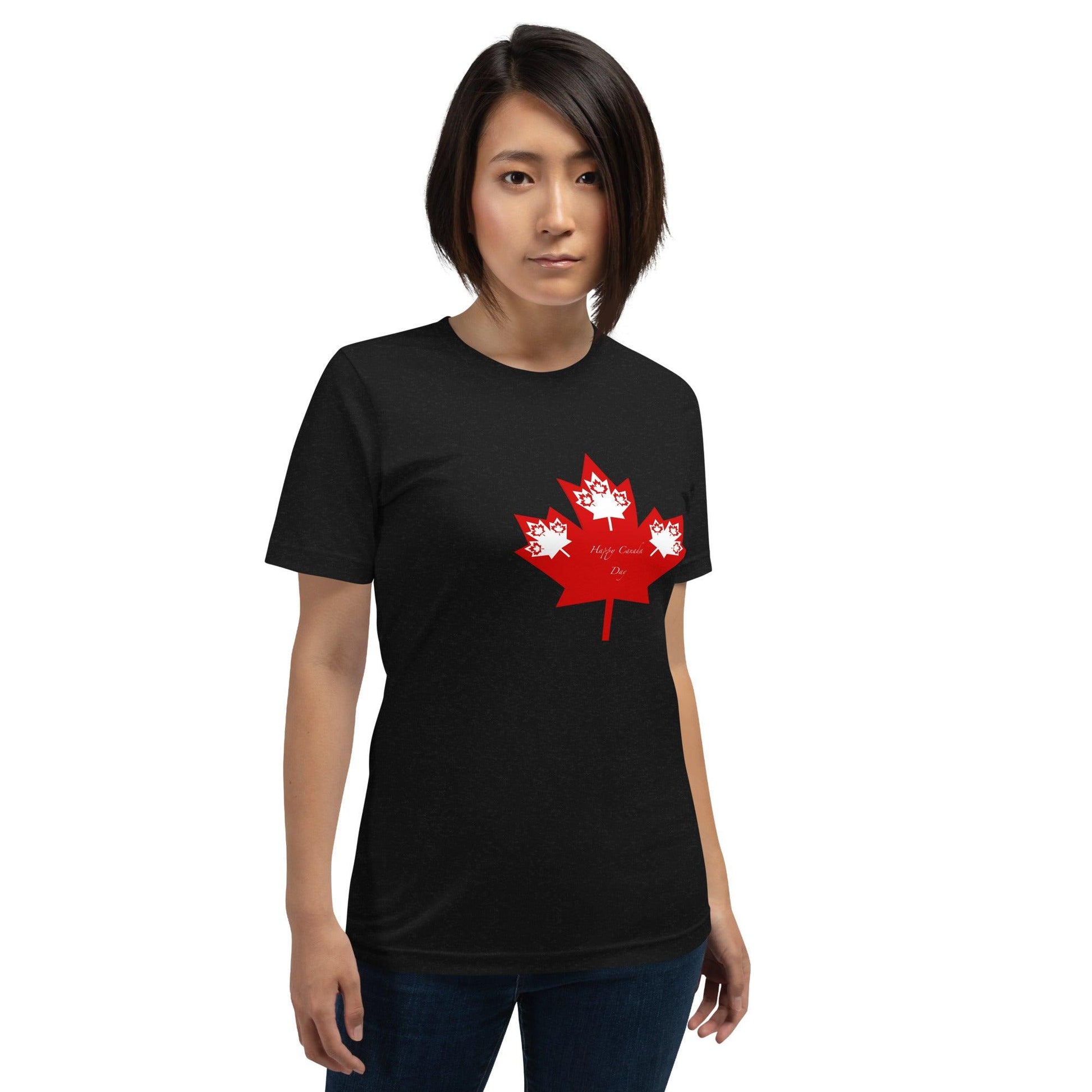 Unisex t-shirt For Canada Day Front Side - Mina's Planet