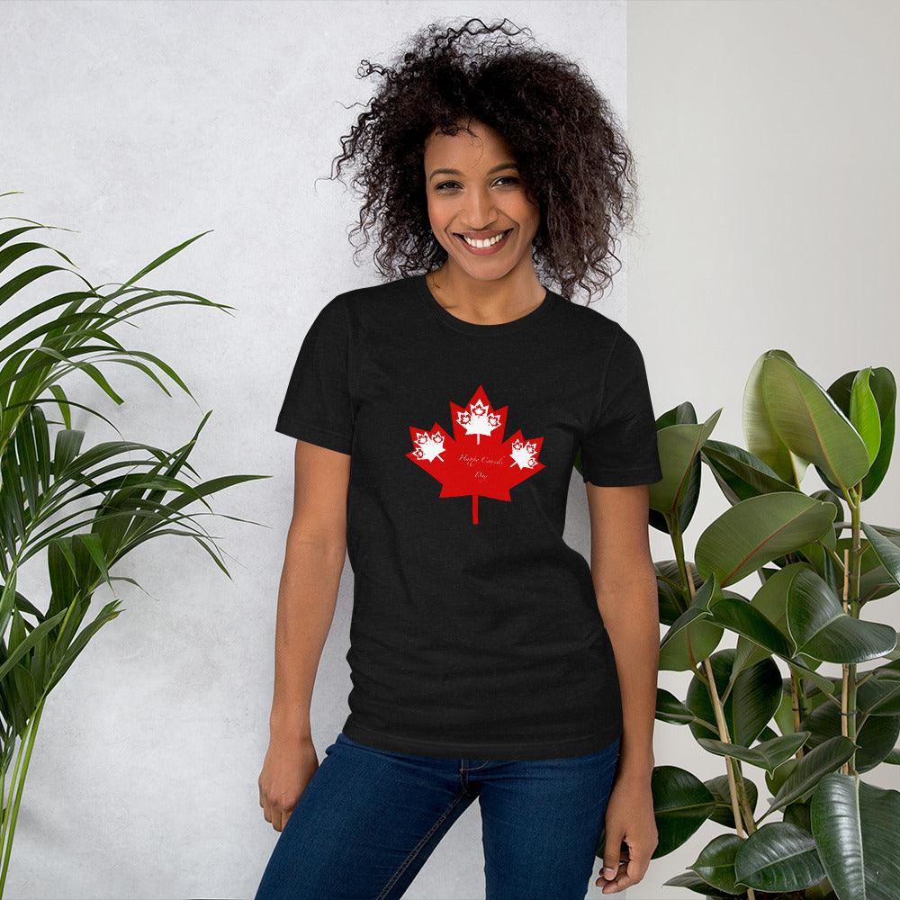 Unisex t-shirt For Canada Day Front Side - Mina's Planet