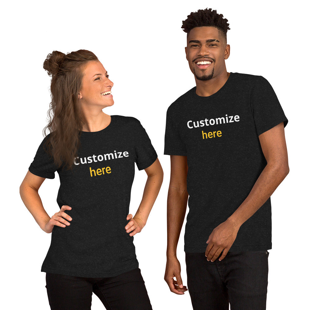 Customize T-shirts Unisex t-shirt