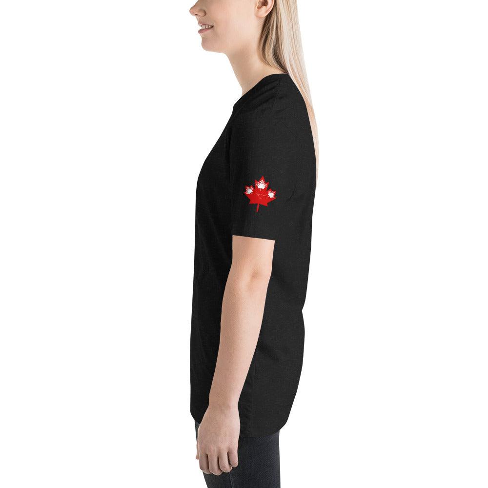 Unisex t-shirt Canada Day Left Arm - Mina's Planet