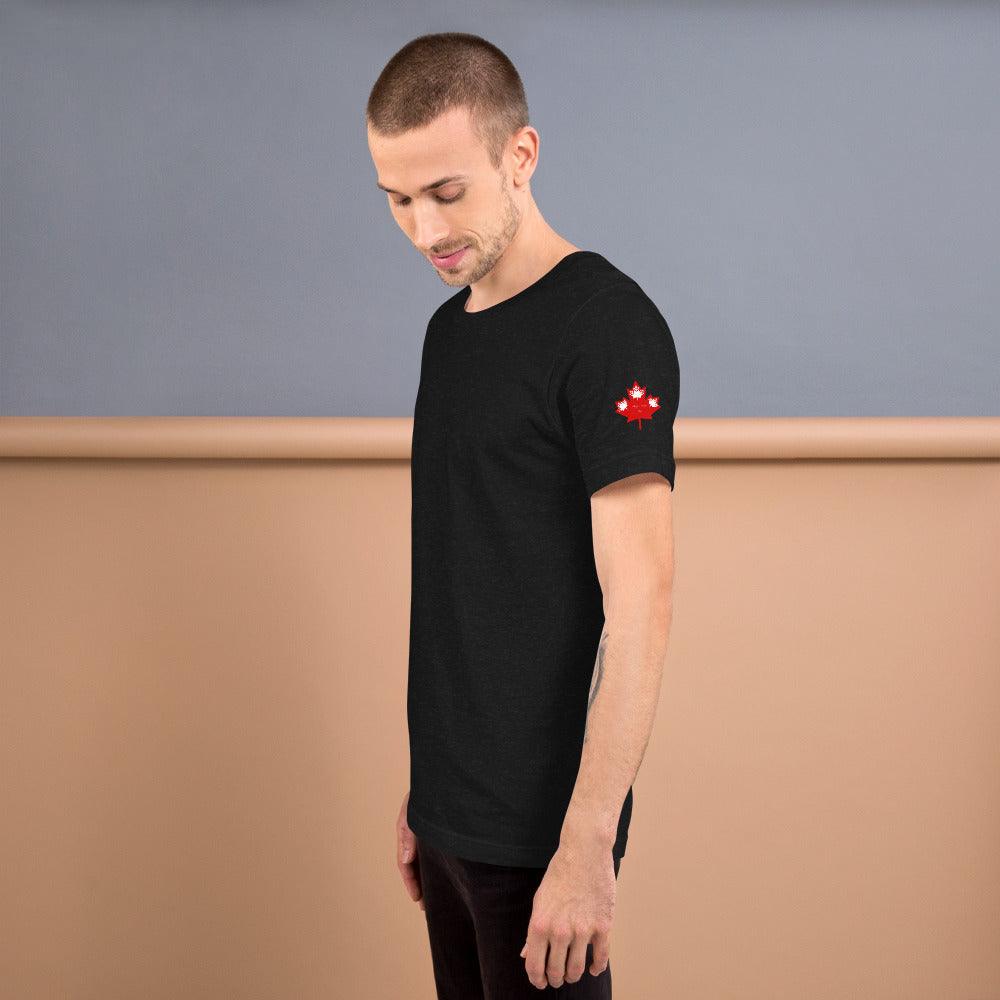 Unisex t-shirt Canada Day Left Arm - Mina's Planet