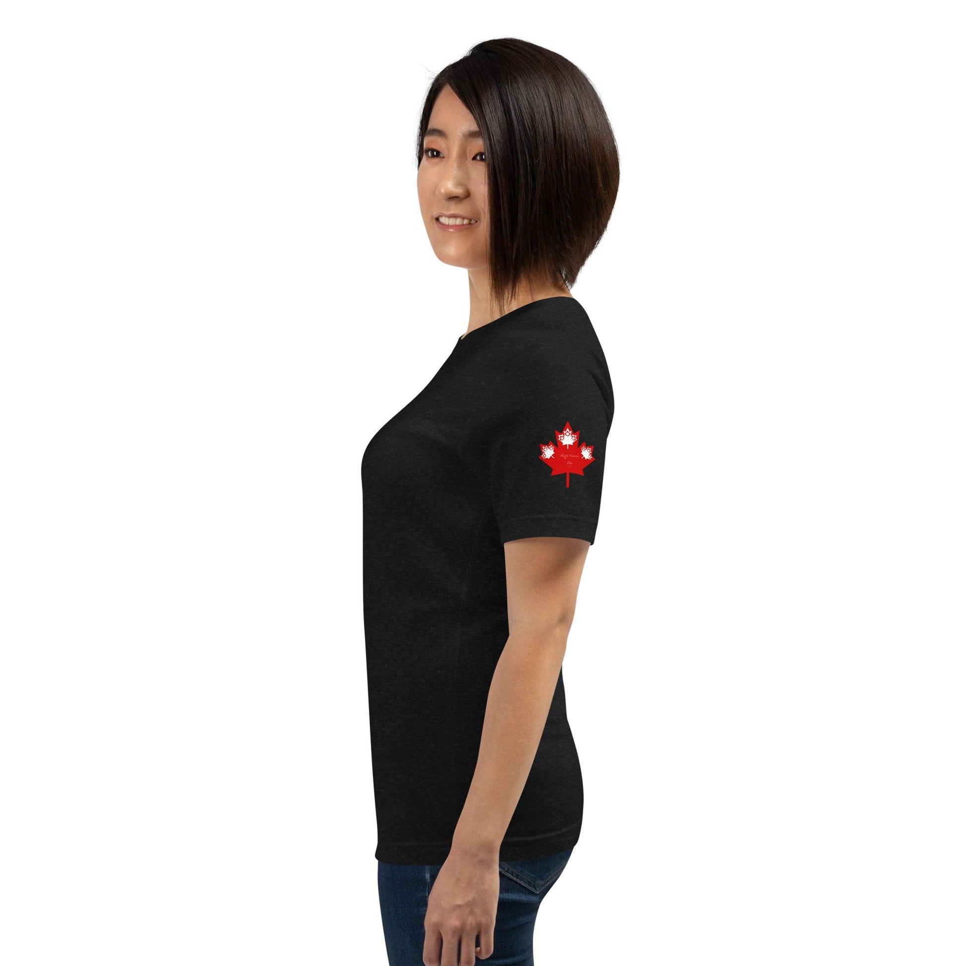 Unisex t-shirt Canada Day Left Arm - Mina's Planet