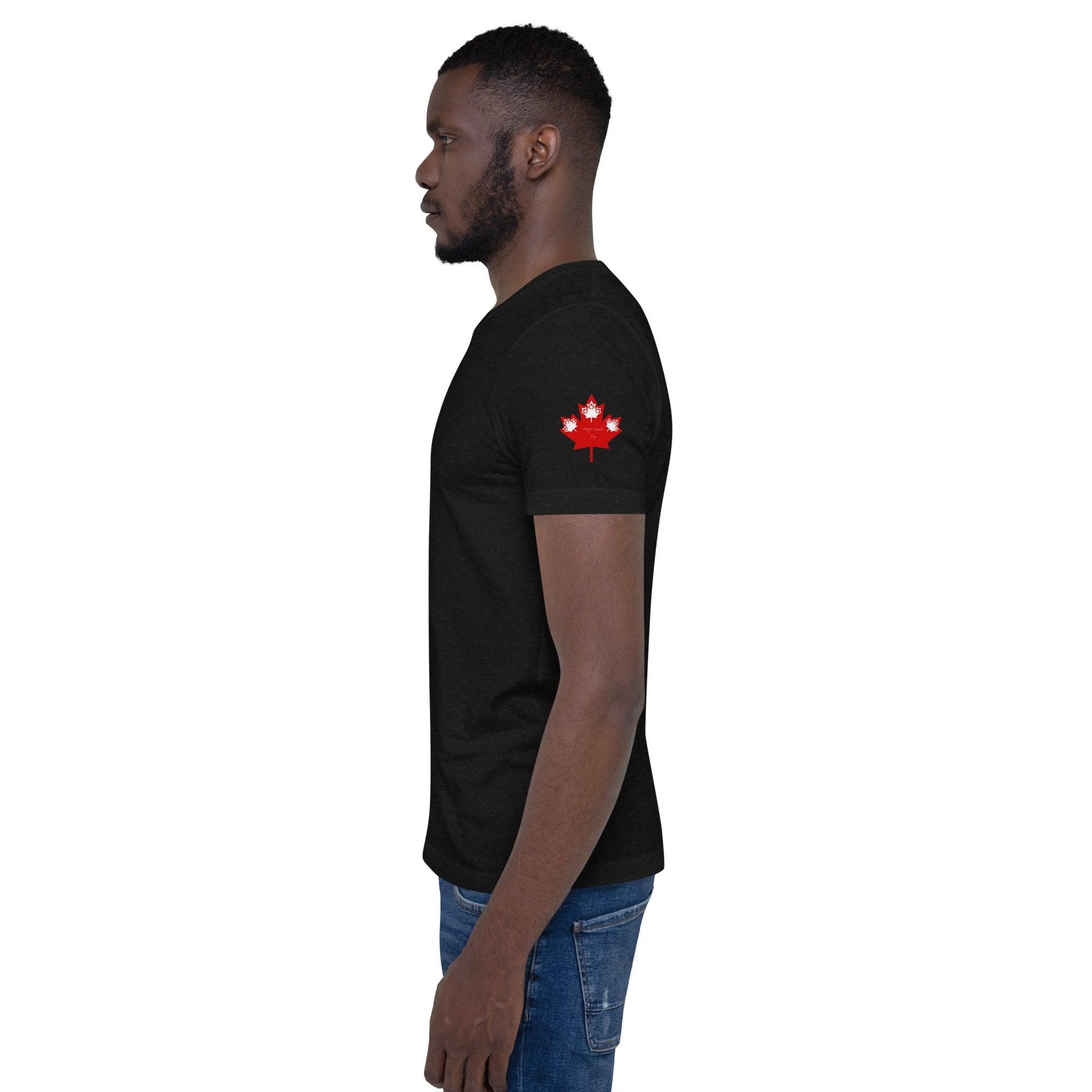 Unisex t-shirt Canada Day Left Arm - Mina's Planet