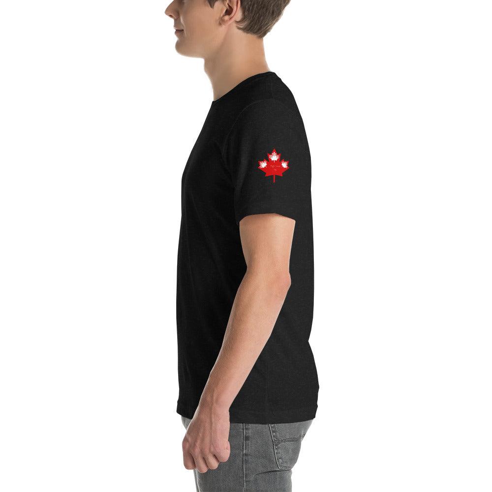 Unisex t-shirt Canada Day Left Arm - Mina's Planet