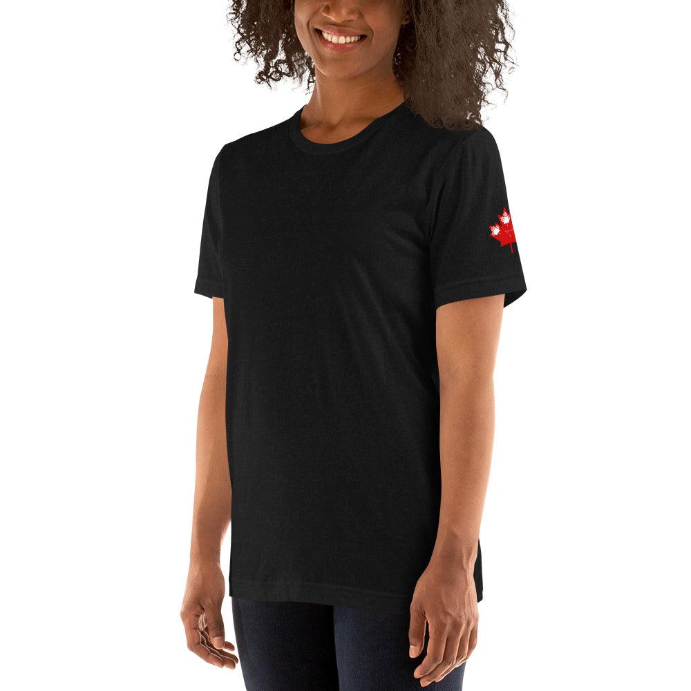 Unisex t-shirt Canada Day Left Arm - Mina's Planet