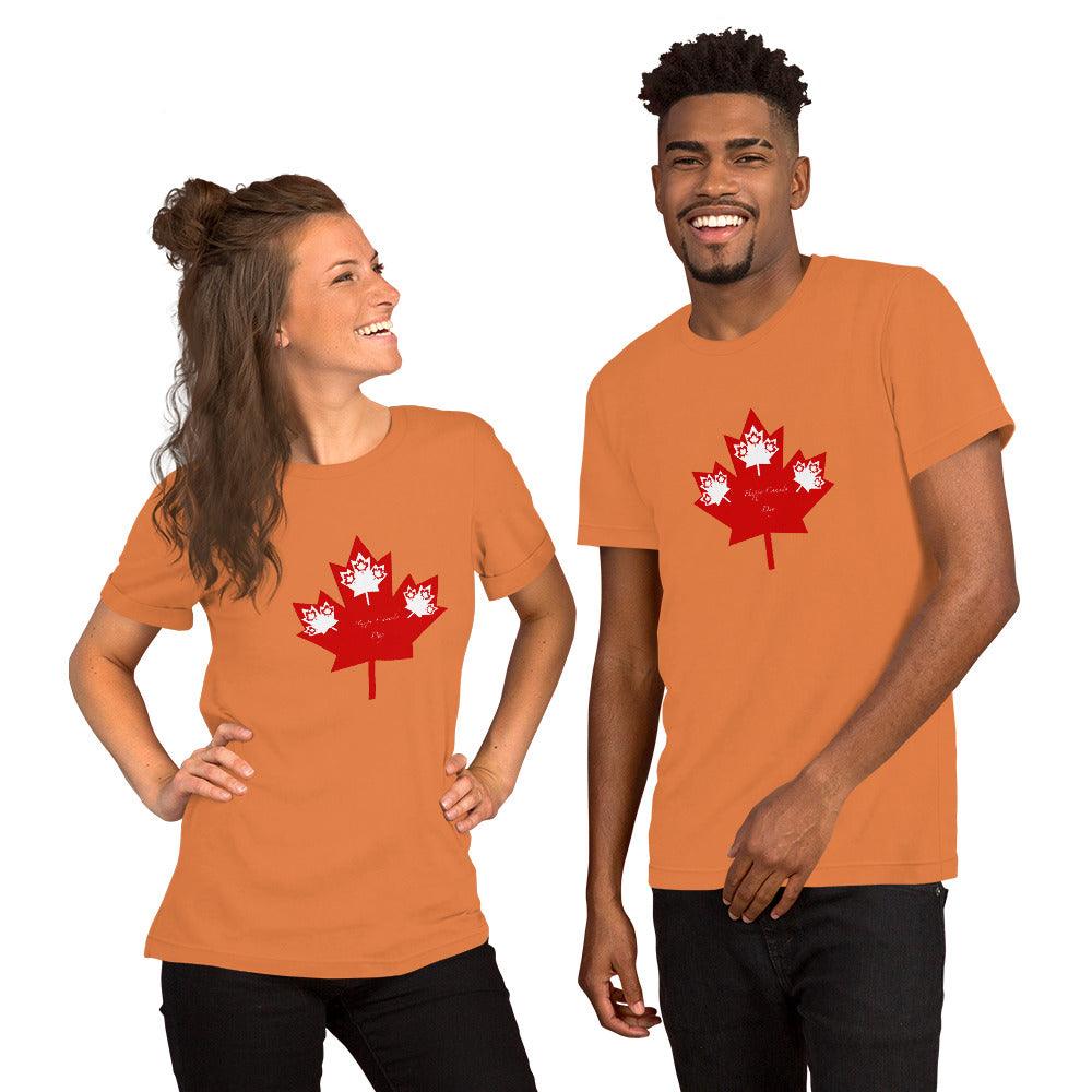 Unisex t-shirt For Canada Day Front Side - Mina's Planet