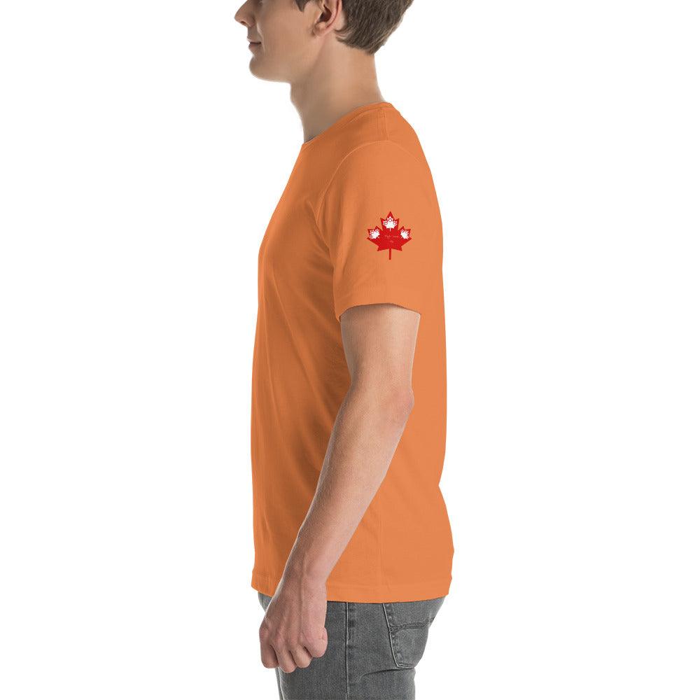 Unisex t-shirt Canada Day Left Arm - Mina's Planet