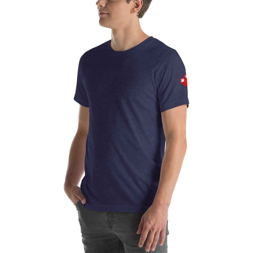 Unisex t-shirt Canada Day Left Arm - Mina's Planet