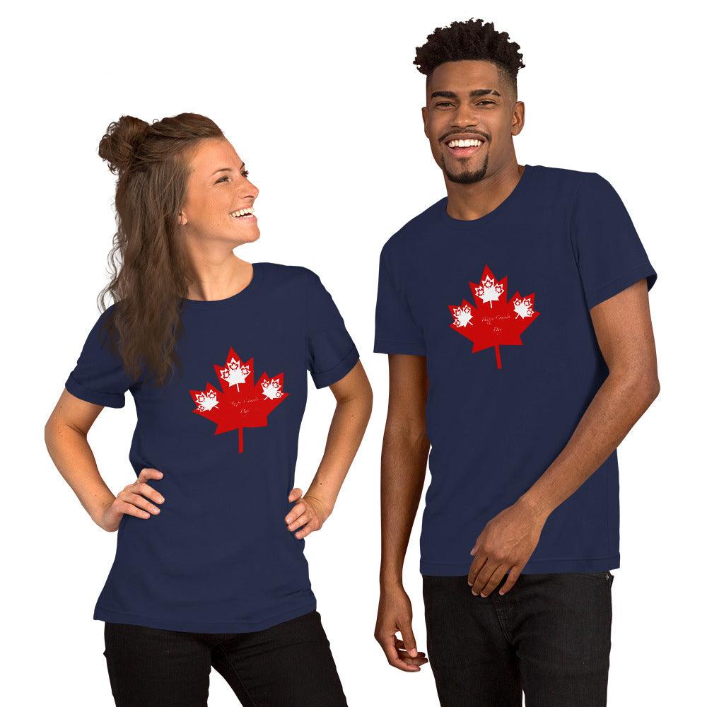 Unisex t-shirt For Canada Day Front Side - Mina's Planet